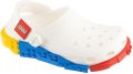 Crocs Clogs '4LW System' royal blue koningsblauw mosterd wit - Wit
