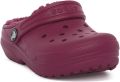 Crocs Kid's Classic Lined Clog Pantoffels purper - Paars