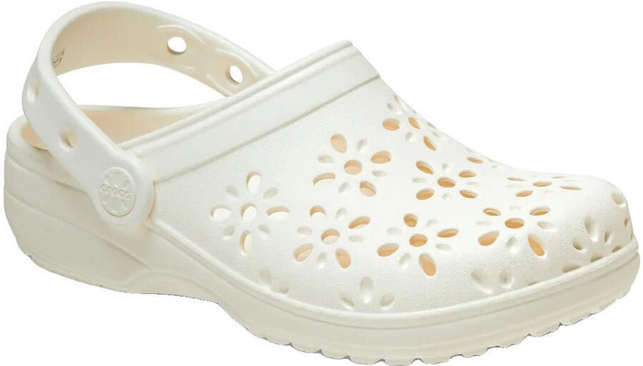 Crocs Clogs Classic Floral Cut Out Clog sandaal zomerschoen loafer met ventilatieopeningen in bloemstructuur - Foto 2