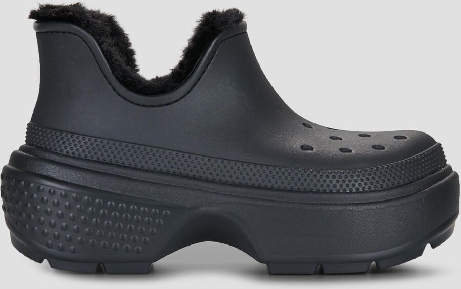Crocs Chunky Shorty Laarzen met Harige Voering Black Dames - Foto 2