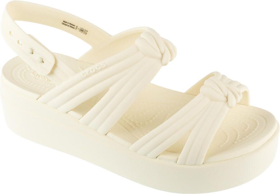 Crocs Sandalen met sleehak Brooklyn Knot Low Wedge Sandal