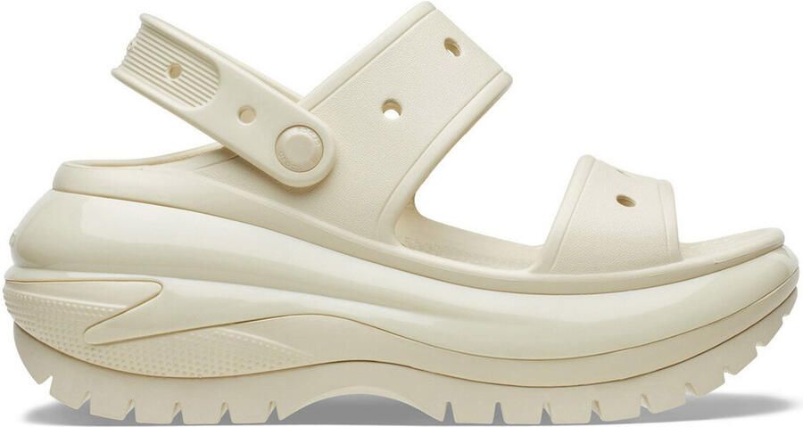 Crocs Classic Mega Crush Sandalen & Slides Dames bone maat: 36 37 beschikbare maaten:36 37 38 39 40 41 42 - Foto 4