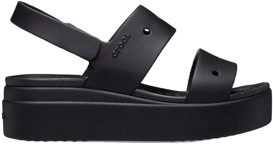 Crocs Sandalen met sleehak Sabots Brooklyn 4u noir