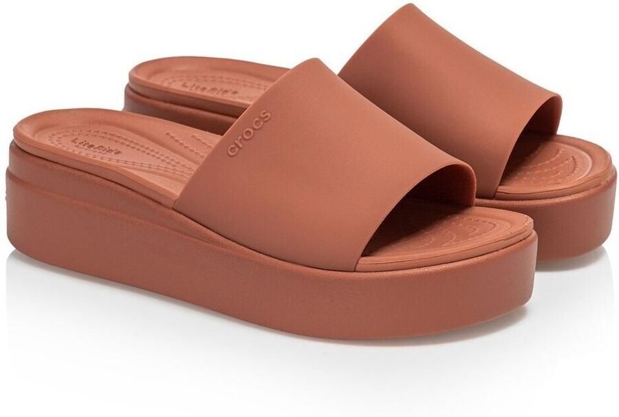 Crocs Brooklyn Serie Dames Klapjes LiteRide Inlegzolen Matlite Cholewki Elegante Stijl - Foto 2