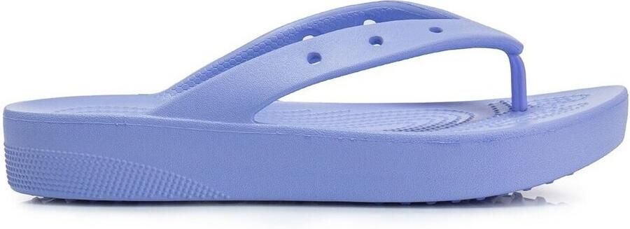 Crocs Classic Platform Slippers Blauw Vrouw - Foto 3