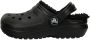 Crocs Kid's Classic Lined Clog Pantoffels maat C11 zwart - Thumbnail 2
