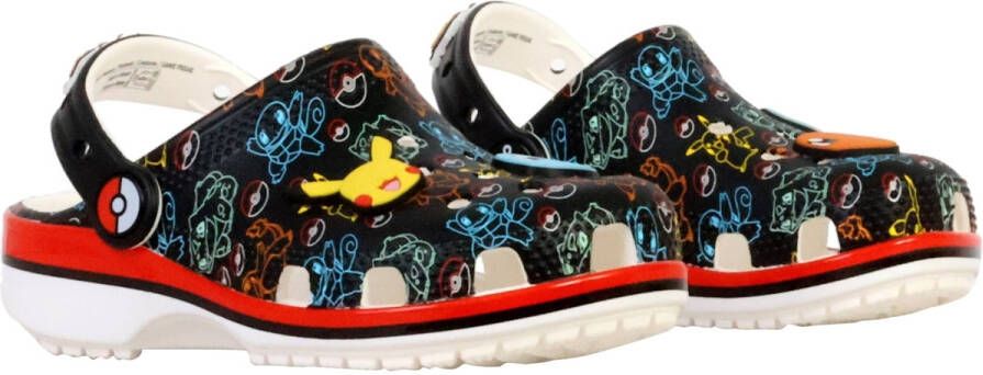 Crocs x Pokemon Charizard vs. Blastoise Versus Clog Black- Black