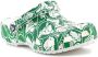 Crocs Gedrukte Classic Duke Klompen Groen Green - Thumbnail 2