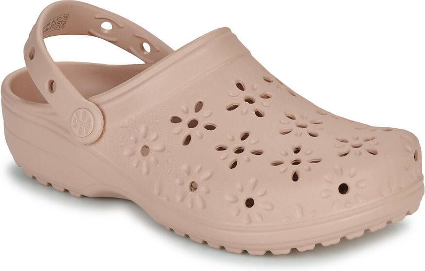 Crocs Klompen Classic Floral Cut Out Clog