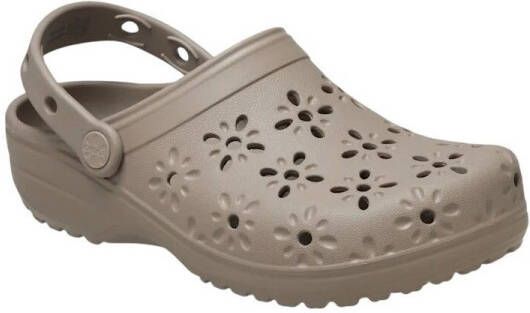 Crocs Clogs Classic Floral Cut Out Clog sandaal zomerschoen loafer met ventilatieopeningen in bloemstructuur - Foto 3