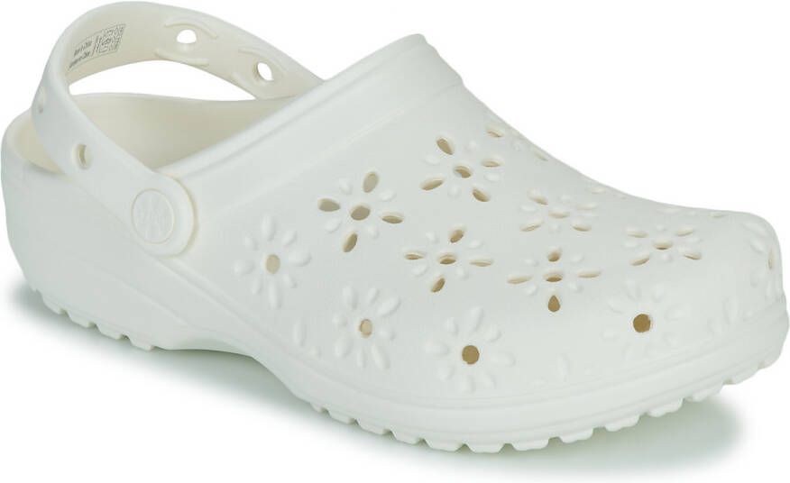 Crocs Klompen Classic Floral Cut Out Clog