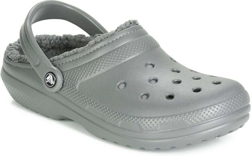 Crocs classic fuzz lined clog Gray