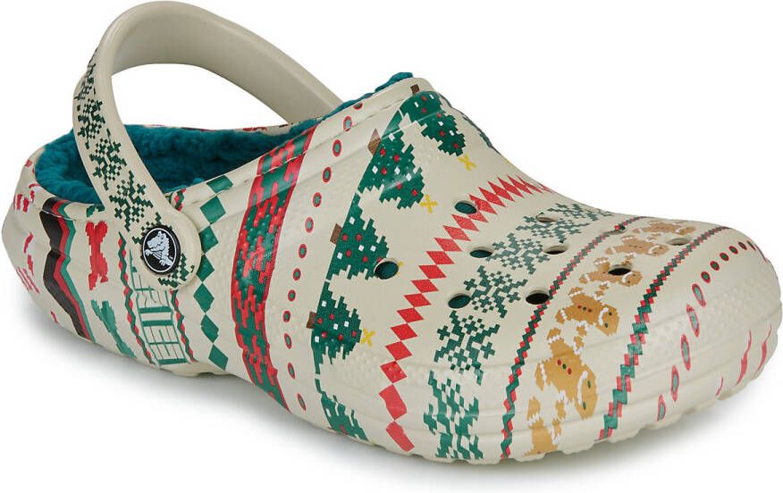 Crocs Klompen Classic Lined Fair Isle Clog
