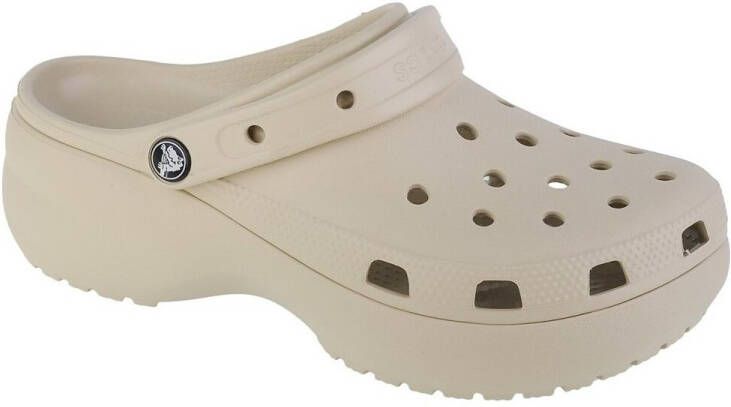 Crocs Classic Platform Sandalen & Slides Schoenen bone maat: 38 39 beschikbare maaten:36 37 38 39 40 41 42 - Foto 14