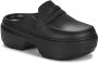 Crocs Zwarte Stomp Loafer Trendy Slip-on Design Black - Thumbnail 2