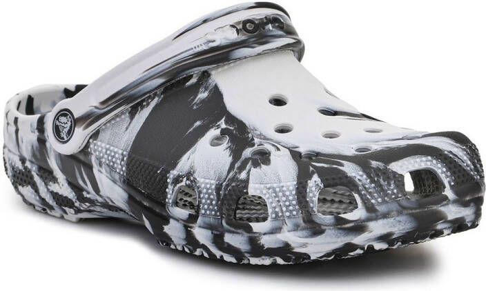 Crocs Classic Marbled Clog White Black Schoenmaat 39 40 Slides & sandalen 206867 103 - Foto 7