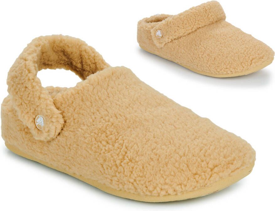 Crocs Cozzzy Slipper Dames Slippers en Sandalen Beige Maat: 37-38 Plastic Foot Locker
