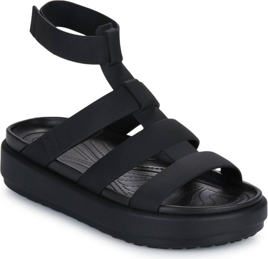 Crocs Brooklyn Luxe Gladiator Sandalen 38-39 Zwart LiteRide Technologie - Foto 2