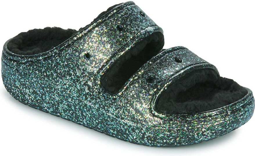 Crocs Slippers Classic Cozzzy Glitter Sandal Schoenen.nl