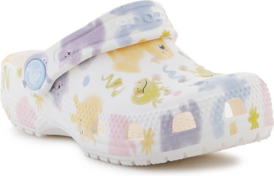 Crocs Sandalen Classic Pastel Pets Clog T 210989-0WV Chalk