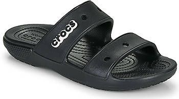 Bespaar 38% Crocs™ 11033 in het Zwart Dames Schoenen voor voor Platte schoenen voor Sandalen en teenslippers 
