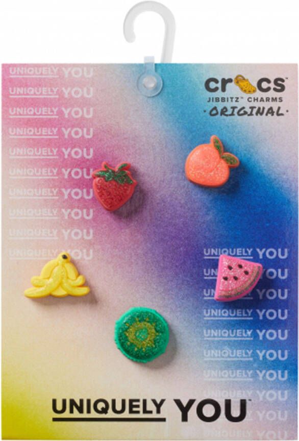 Crocs Schoenaccessoires Sparkle Glitter Fruits 5 Pack