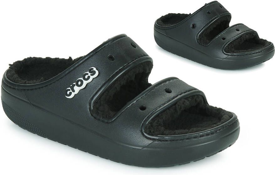 Crocs Classic Cozzzy Sandal Volwassenen Slippers Zwart Zwart - Foto 4