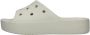 Crocs Women's Classic Platform Slide Sandalen grijs beige - Thumbnail 3