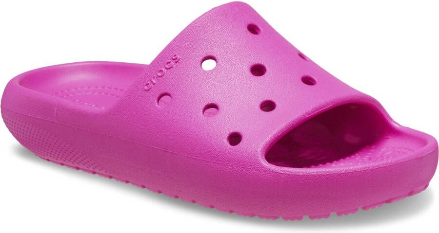 Crocs Kid's Classic Slide V2 Sandalen maat C12 roze