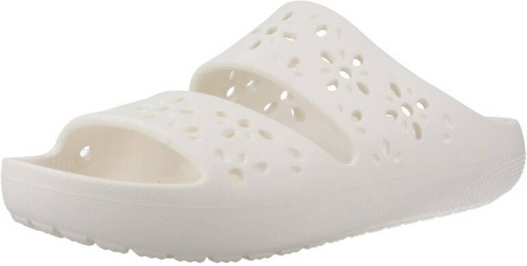 Crocs Teenslippers CLASSIC FLORAL CUT OUT SAND