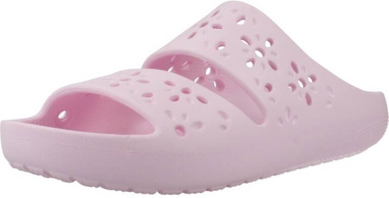 Crocs Teenslippers CLASSIC FLORAL CUT OUT SAND