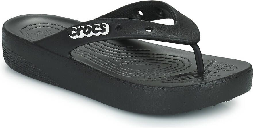 Crocs Vrouwenslippers Classic Platform Flip Black Dames - Foto 3