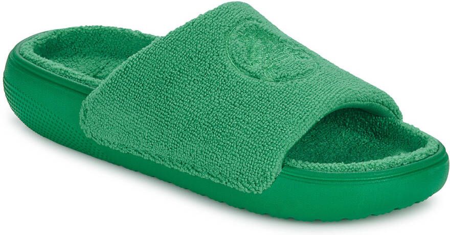 Crocs Classic Towel Slide Sandalen groen