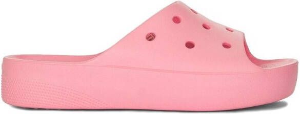 Crocs Classic Platform Slides Flamingo Dames - Foto 2