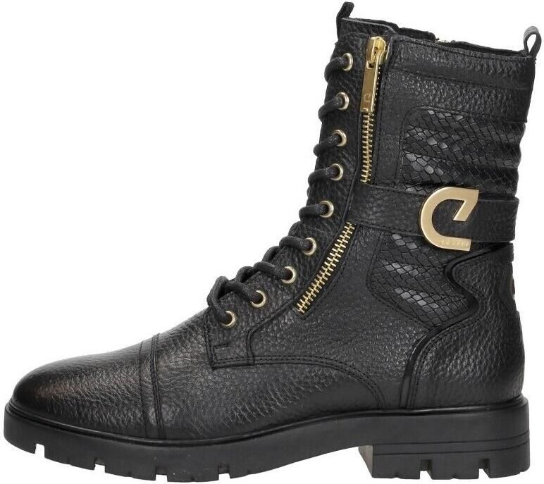 Cruyff leren veterschoenen zwart Meisjes Leer - Foto 5