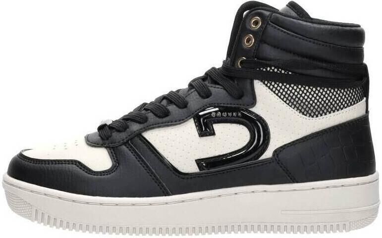 Cruyff Beige High Top Sneakers met Zwarte Accenten Black Heren - Foto 11