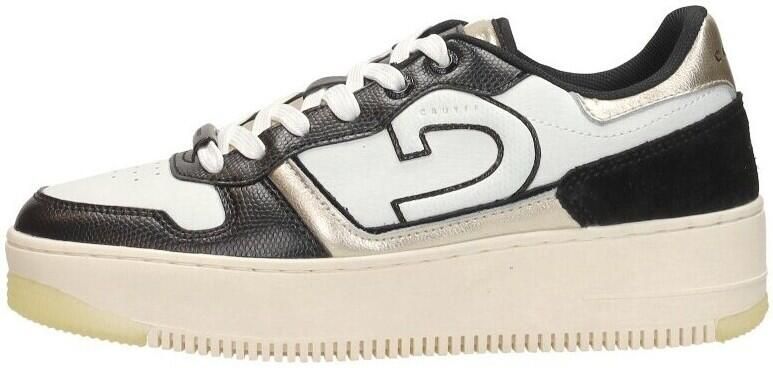 Cruyff Campo low lux black gold Zwart Leerlook Lage sneakers Dames - Foto 17