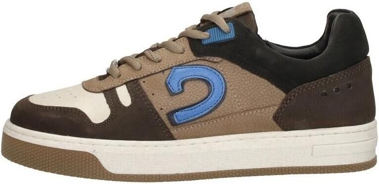 Cruyff Junior Trophy Mid Sneakers Leren Sneaker Jongens Bruin - Foto 2