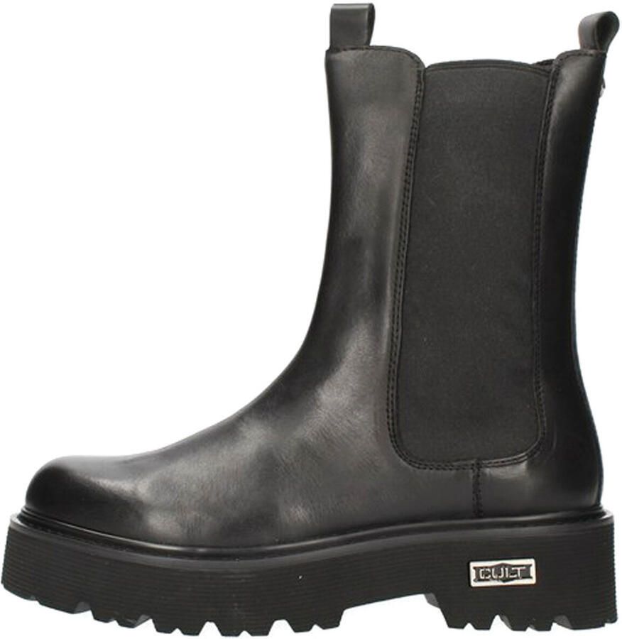 Cult Zwarte platte schoenen met D Beatle Alto Fondo Slash Black Dames - Foto 5