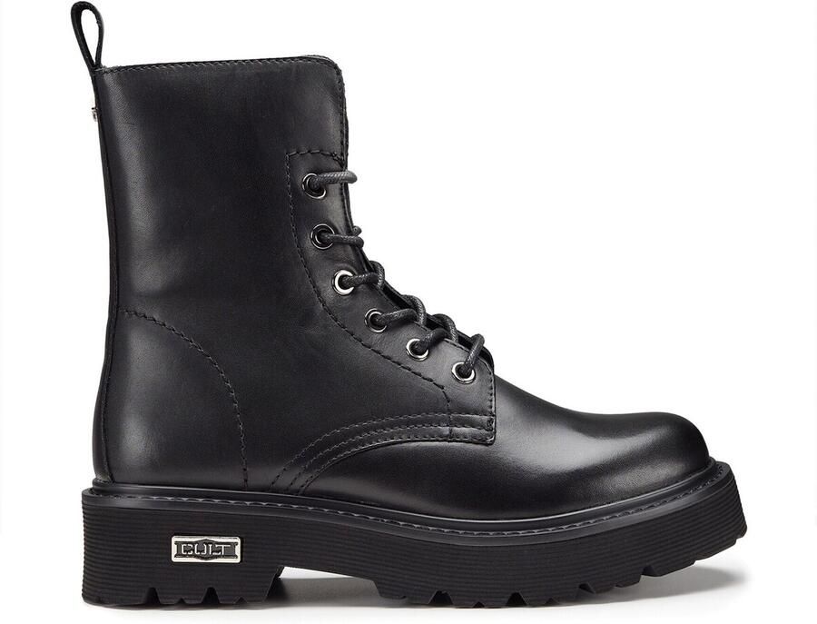 Cult Zwarte Anfibio Model voor Herfst Winter 2024 2025 Black Dames