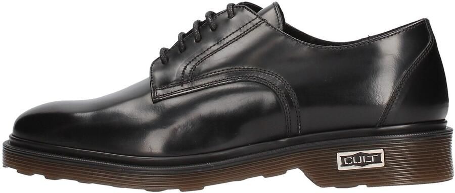 Cult Klassieke Oxford Schoenen Zwart Leer Black Heren - Foto 6