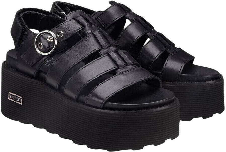 Cult Sandalen NANCY 4488 SANDAL W LEATHER BLACK CLW448800 - Foto 3