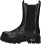 Cult Zwarte platte schoenen met D Beatle Alto Fondo Slash Black Dames - Thumbnail 2
