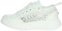 Cult Witte Bloemen Mesh Sneakers - Thumbnail 2