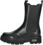 Cult Zwarte platte schoenen met D Beatle Alto Fondo Slash Black Dames - Thumbnail 2