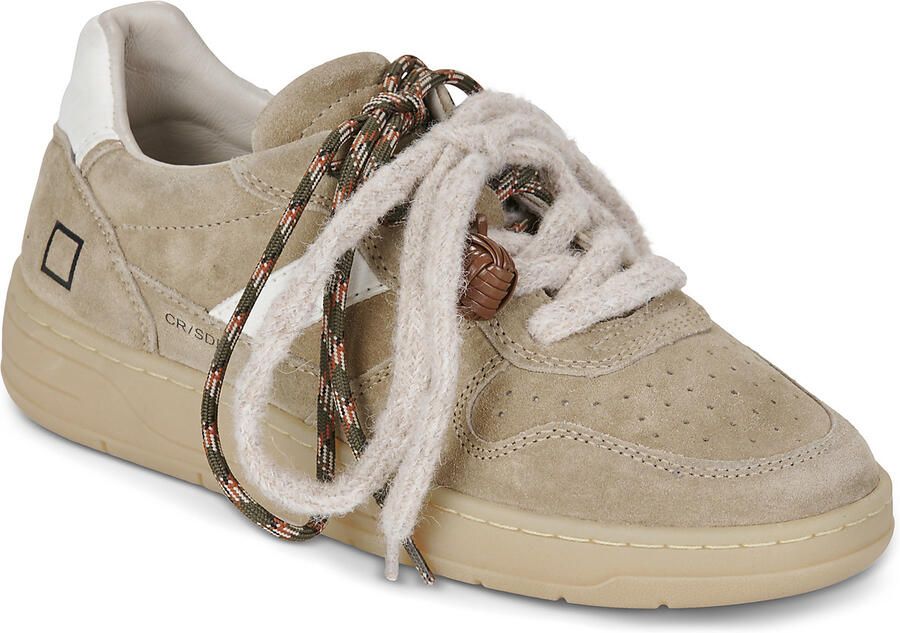 D.A.T.E Lage Sneakers Dames Court 2.0 Suède Beige - Foto 6