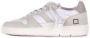 D.a.t.e. Witte Leren en Suède Lage Sneakers White Heren - Thumbnail 2