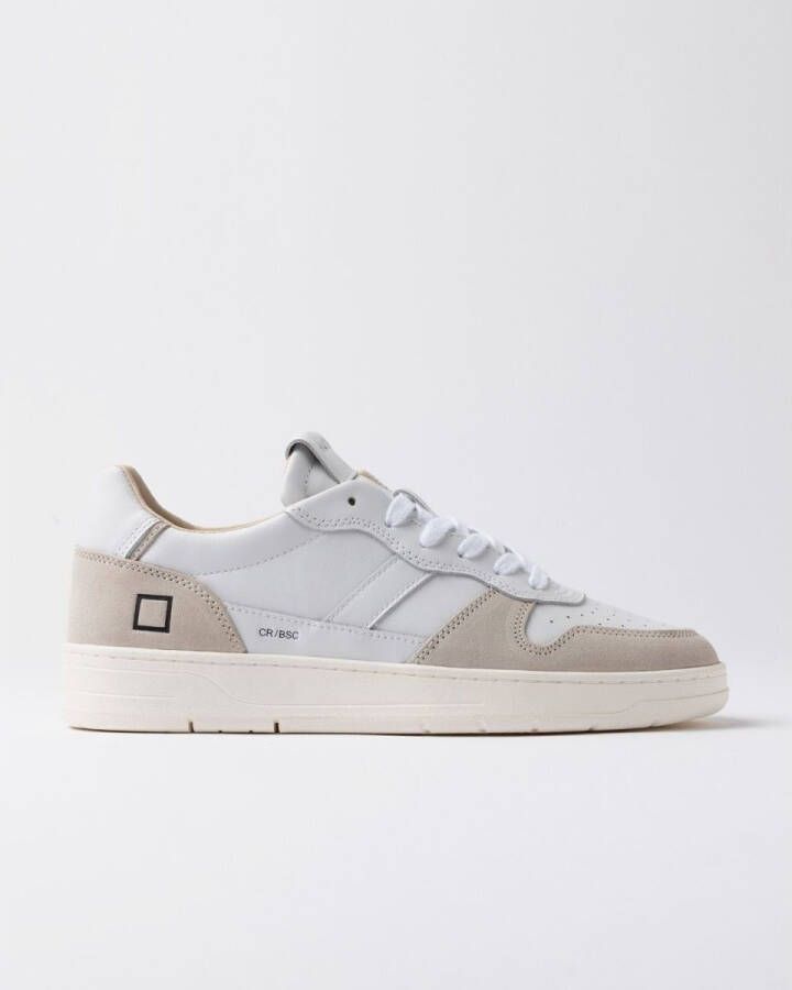 Date Lage Sneakers M431-C2-BA-HB COURT 2.0-WHITE-BEIGE