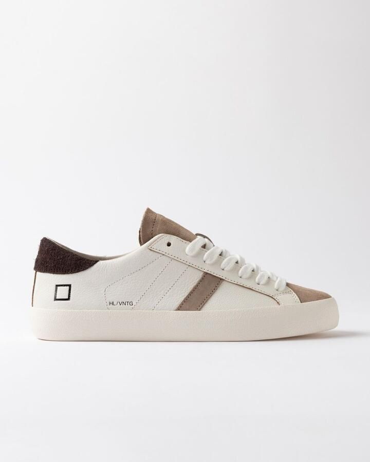D.A.T.E. Lage Sneakers M451-HL-VN-WN HILL LOW VINTAGE-WHITE BROWN - Foto 6