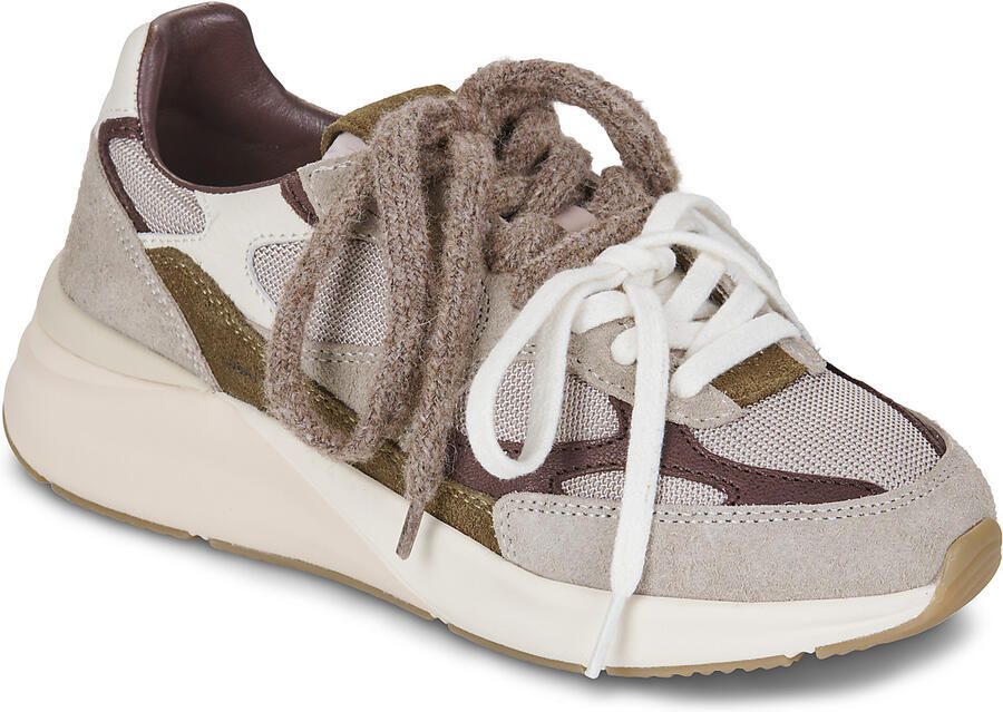 D.A.T.E. Lage Sneakers MUSA MONO TAUPE
